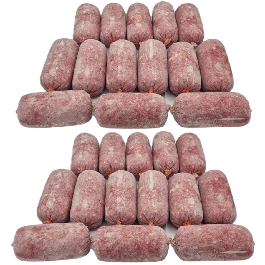 BARF Raw Dog Food Chicken Mince Frozen 28 x 500g Rolls (14kg)