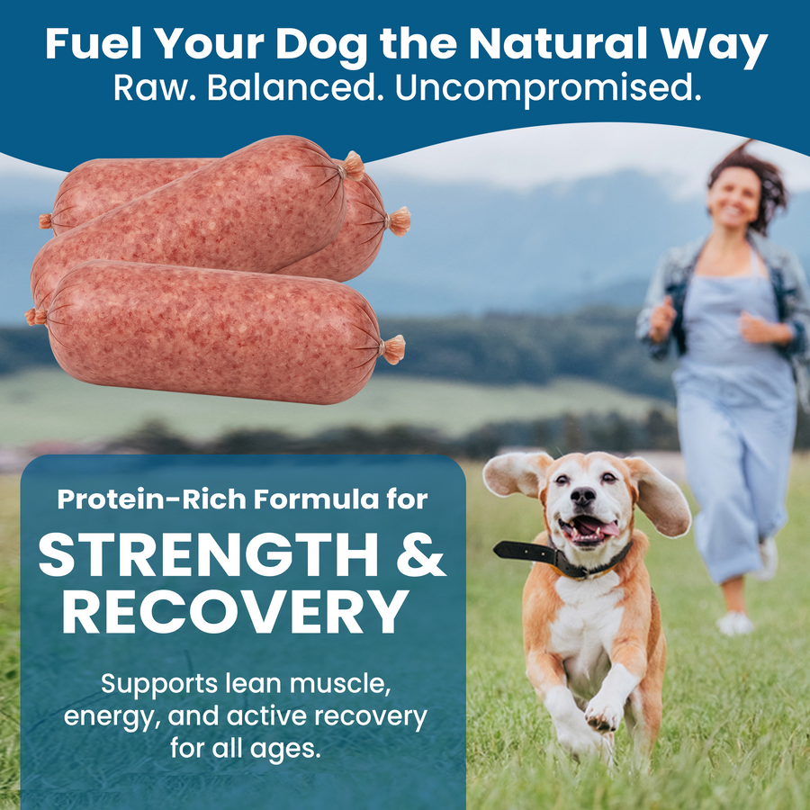 BARF Raw Dog Food Duck Mince Frozen 20 x 500g Rolls/Bags (10kg)