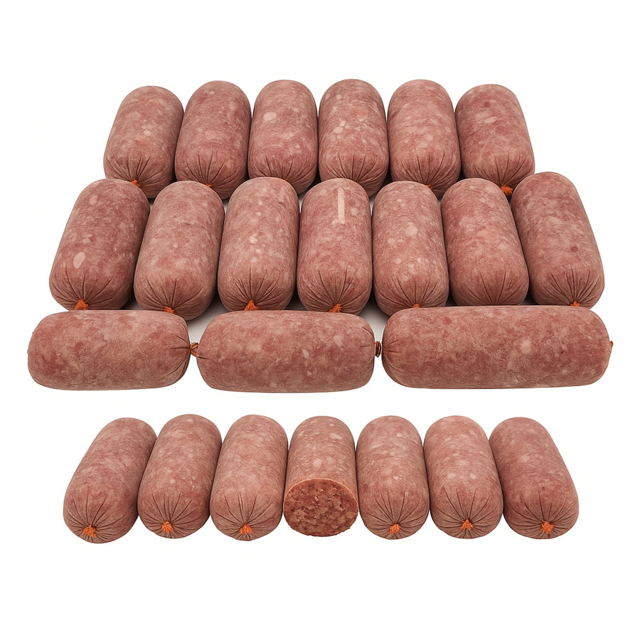 BARF Raw Dog Food Green Tripe and Chicken Mince 28 x 500g Rolls (14kg)