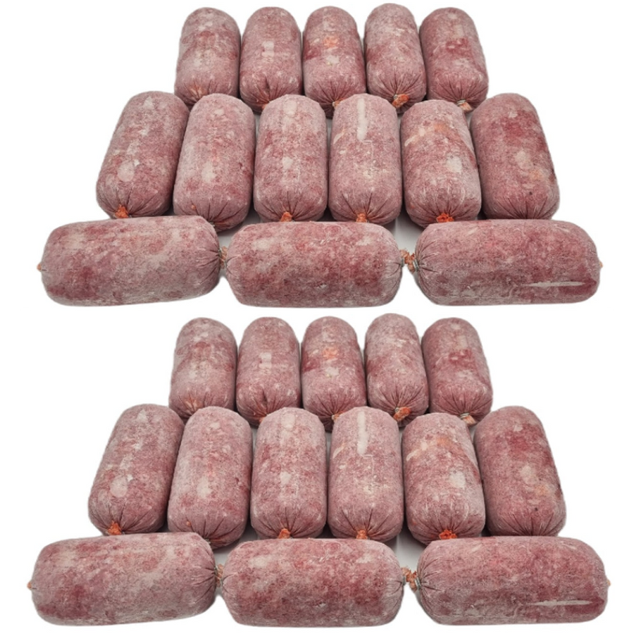 BARF Raw Dog Food Green Tripe and Chicken Mince 28 x 500g Rolls (14kg)