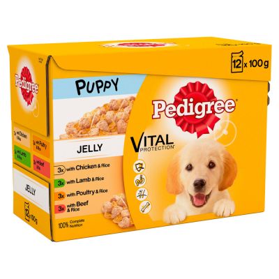 Pedigree Pouch Jelly Puppy 12 x 100g