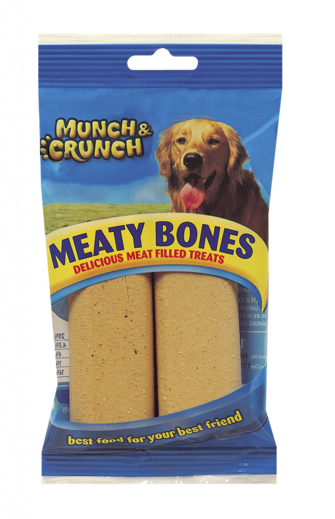 Munch & Crunch Meaty Bone 140g Pack 2