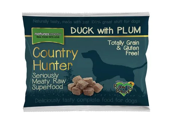 Country Hunter Raw Frozen Complete Nuggets Duck & Plum 4 x 1kg (4kg)