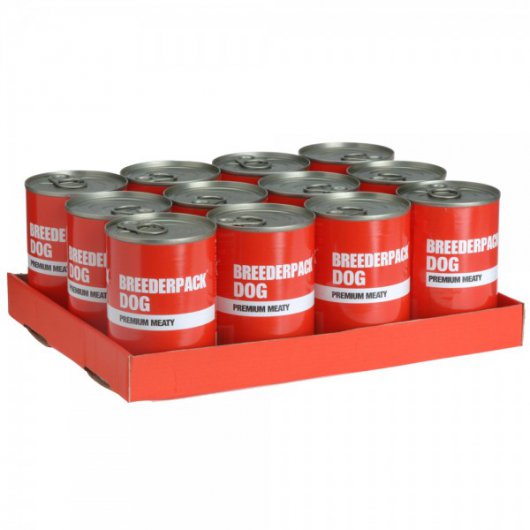 Dog Premium Meaty Large 12 x 400g Cans Breederpack