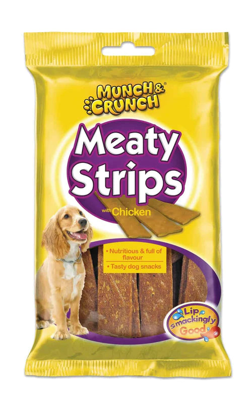 Munch & Crunch Meaty Strips 18 Chicken 175g