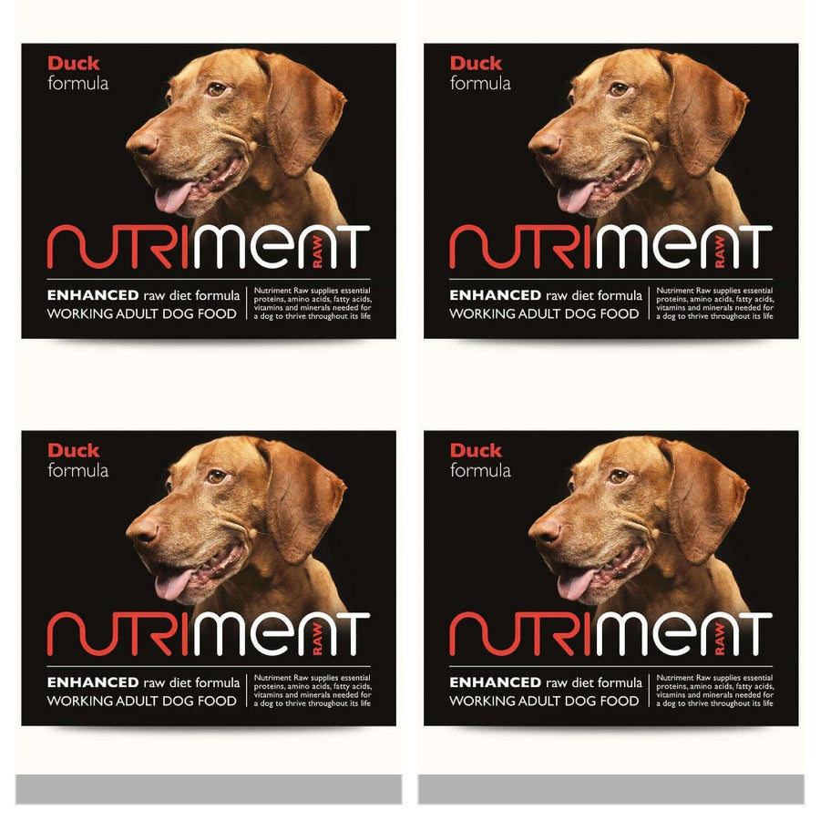 Nutriment Adult Working Dog Duck Formula 4 x 500g (2kg)