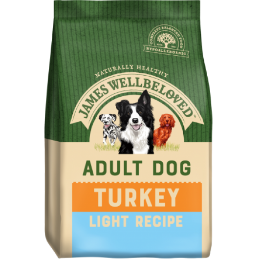 James Wellbeloved Adult Dog Light Turkey & Rice Kibble 1.5kg